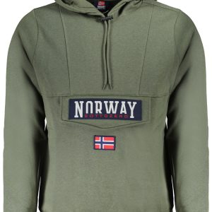 Norway 1963 'S Na Rajsferšlus Dukserica Zelene