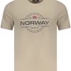 NORWAY 1963 MEN'S SHORT SLEEVE T-SHIRT BEIGE