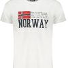 Norway 1963 'S Bijele Kratkih Rukava Majica