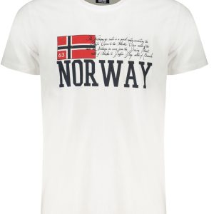 Norway 1963 'S Bijele Kratkih Rukava Majica