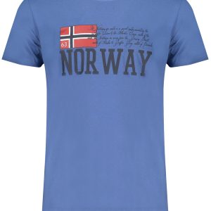 Norway 1963 'S Kratkih Rukava Majica Plave