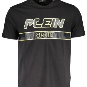 PLEIN SPORT MEN'S SHORT SLEEVE T-SHIRT BLACK