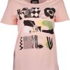 SILVIAN HEACH WOMEN'S SHORT SLEEVE T-SHIRT PINK
