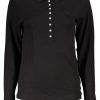 Tommy Hilfiger 'S Dugih Rukava Polo Majica Majica Crne