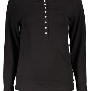 Tommy Hilfiger 'S Dugih Rukava Polo Majica Majica Crna