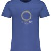 TRUSSARDI MEN'S SHORT SLEEVED T-SHIRT BLUE