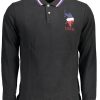 Us Polo Majica Assn. 'S Dugih Rukava Polo Majica Majica, Crne