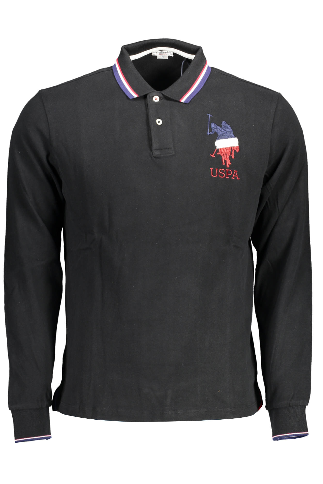 Us Polo Majica Assn. 'S Dugih Rukava Polo Majica Majica, Crne