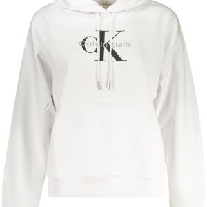 Calvin Klein 'S Na Rajsferšlus Dukserica Bijele
