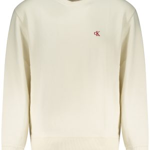 Calvin Klein 'S Na Rajsferšlus Dukserica Bijela