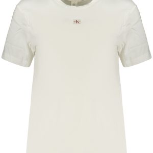 Calvin Klein 'S Kratkih Rukava Majica Bijele