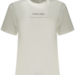 Calvin Klein 'S Kratkih Rukava Majica Bijele