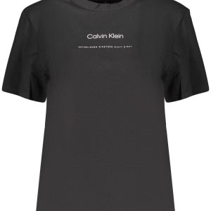 Calvin Klein 'S Kratkih Rukava Majica Crne