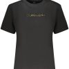 Calvin Klein 'S Kratkih Rukava Majica Crne