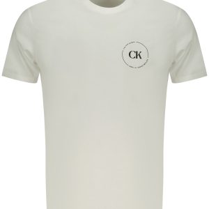 Calvin Klein 'S Kratkih Rukava Majica Bijele