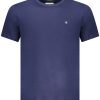 CALVIN KLEIN MEN'S SHORT-SLEEVE T-SHIRT BLUE