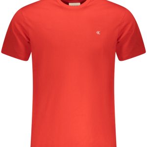 CALVIN KLEIN MEN'S SHORT-SLEEVED T-SHIRT RED