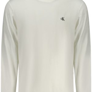 Calvin Klein 'S Dugih Rukava Majica Bijela