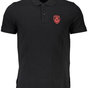 Cavalli Class Polo Majica Kratkih Rukava Crna