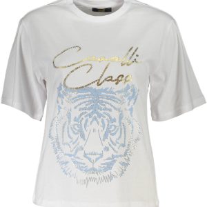 Cavalli Class Kratkih Rukava Majica Bijela