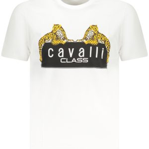 Cavalli Class Kratkih Rukava Majica Bijela