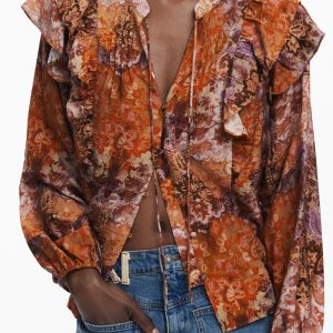 Desigual 'S Dugih Rukava Majica, Narandžasta