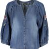 Desigual 'S Dugih Rukava Majica, Plave