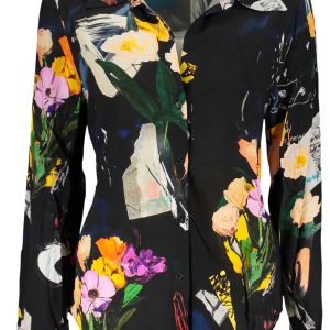Desigual 'S Dugih Rukava Majica, Crne