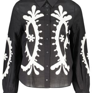 Desigual 'S Dugih Rukava Majica, Crne