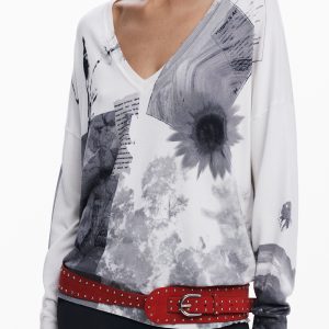 Desigual 'S Bijela Džemper