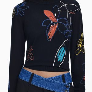 Desigual 'S Crna Džemper