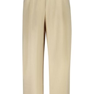 DESIGUAL WOMEN'S BEIGE TROUSERS