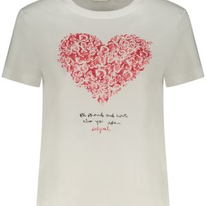 DESIGUAL WOMEN'S SHORT-SLEEVE T-SHIRT WHITE