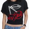 DESIGUAL WOMEN'S SHORT-SLEEVE T-SHIRT BLACK