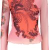 Desigual 'S Roze Dugih Rukava Majica