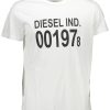 Diesel Kratkih Rukava Majica Bijela