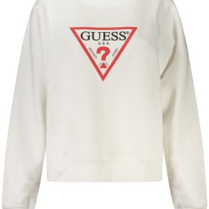 GUESS JEANS SWEATSHIRT WITHOUT ZIP WOMEN WHITE