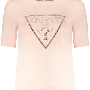 GUESS JEANS WOMEN'S PINK SWEATER