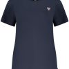 GUESS JEANS WOMEN'S SHORT SLEEVE T-SHIRT BLUE