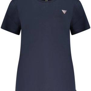 GUESS JEANS WOMEN'S SHORT SLEEVE T-SHIRT BLUE