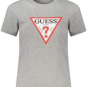 GUESS JEANS SHORT SLEEVE T-SHIRT WOMEN GREY