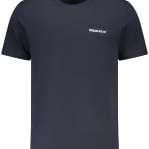 GUESS JEANS MEN'S SHORT-SLEEVED T-SHIRT BLUE