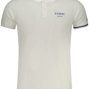 ICEBERG MEN'S SHORT-SLEEVE POLO SHIRT WHITE