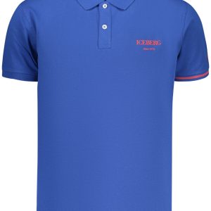 ICEBERG MEN'S SHORT-SLEEVE POLO SHIRT, BLUE