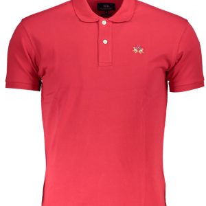 La Martina 'S Kratkih Rukava Polo Majica Majica Crvena