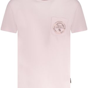 NAPAPIJRI MEN'S SHORT SLEEVE T-SHIRT PINK