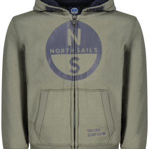 North Sails 'S Zelena Na Rajsferšlus Dukserica