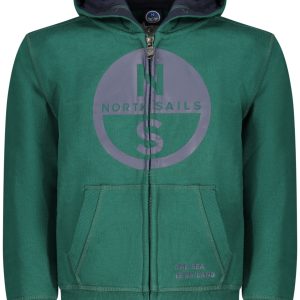 North Sails 'S Zelena Na Rajsferšlus Dukserica