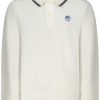 North Sails Dugih Rukava Polo Majica Majica For , Bijela