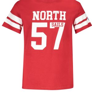 NORTH SAILS SHORT SLEEVED T-SHIRT FOR CHILDREN RED